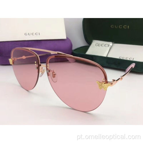Óculos De Sol De Olho De Gato De Luxo Para As Mulheres